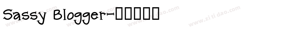 Sassy Blogger字体转换